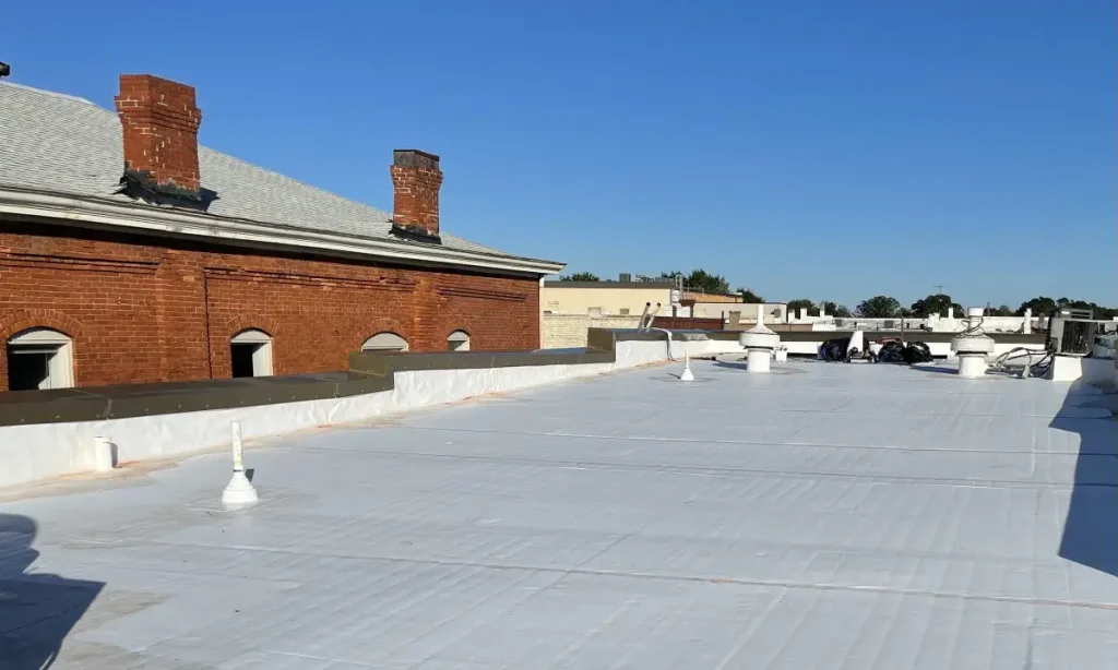 Commercial roofing project by Northpoint Roofing