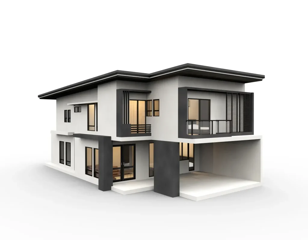 Modern Flat Roof Home